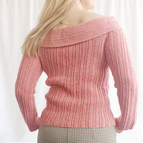 Merino svetr off shoulder 40-44 — foto 4