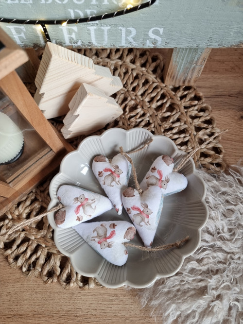 Vánoční SRDÍČKO se zajíčkem — foto 2