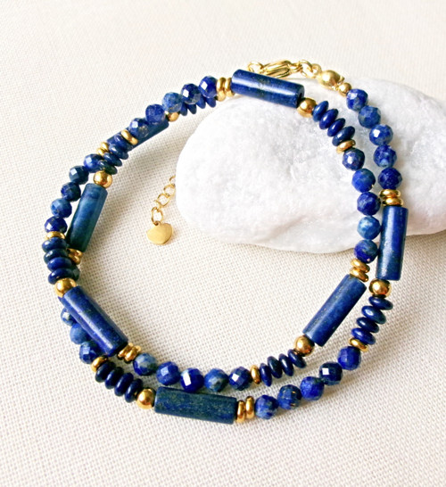Náhrdelník z lapisu lazuli — foto 3