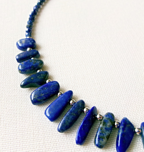 Náhrdelník z lapisu lazuli — foto 4