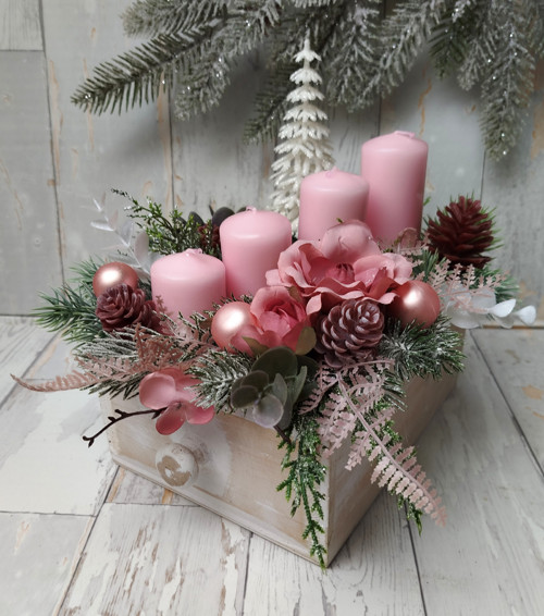 Adventní šuplíček v růžové — foto 4