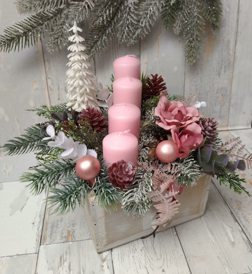 Adventní šuplíček v růžové — foto 3