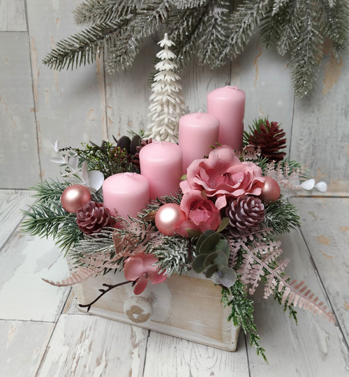 Adventní šuplíček v růžové — foto 2