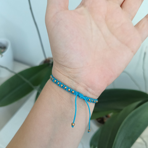 Náramek Golden-Blue Peacock — foto 4