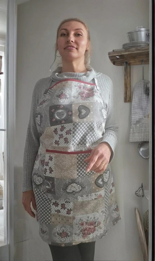Kuchyňská zástěra ve vintage stylu — foto 3