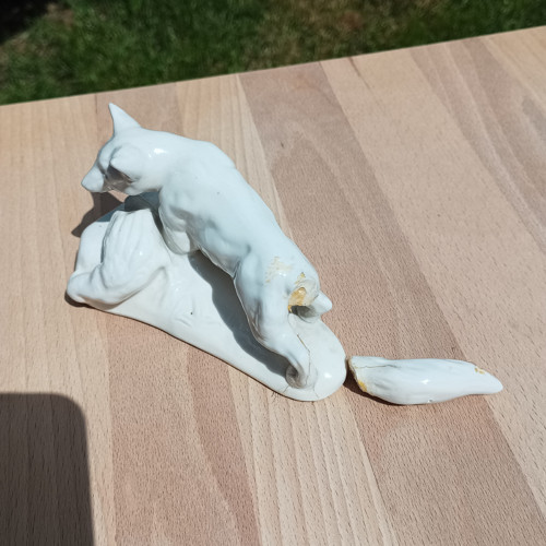 Porcelánová soška lišky — foto 2