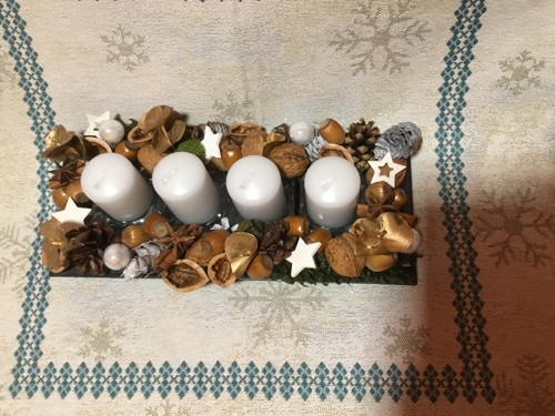 Adventní svícen do bílé — foto 3