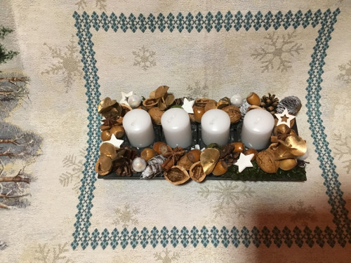 Adventní svícen do bílé — foto 4