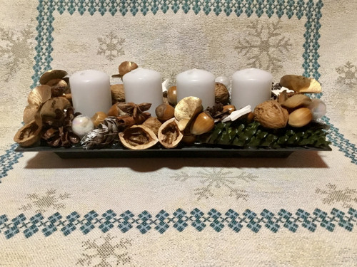 Adventní svícen do bílé — foto 2