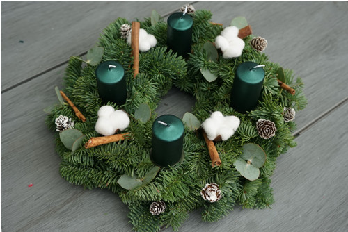 Adventní věnec Nobilis zelený — foto 3