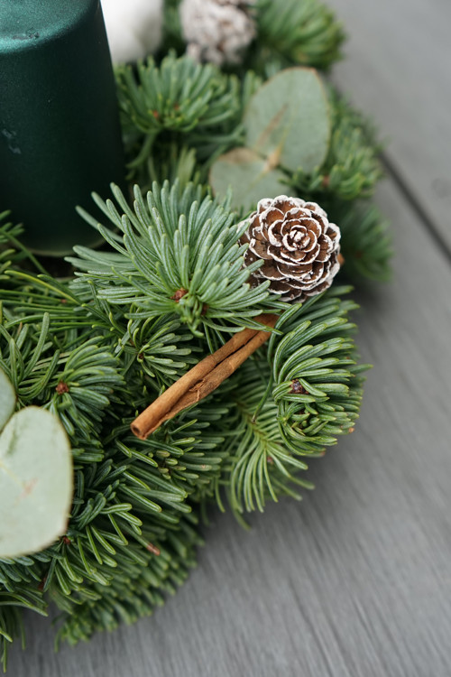 Adventní věnec Nobilis zelený — foto 2
