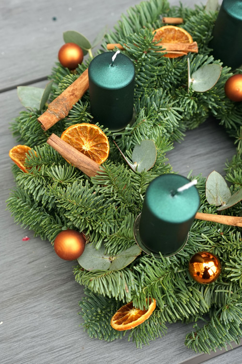 Adventní věnec Nobilis zelený — foto 2
