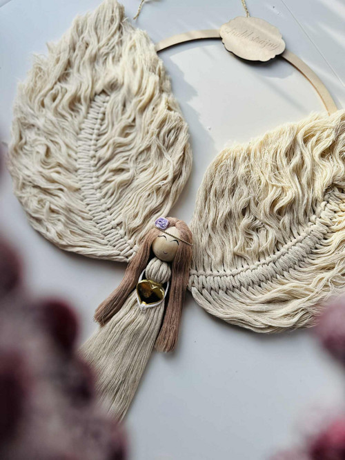 Macrame Boho Anděl — foto 2