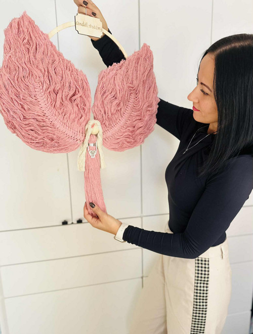 Macrame Boho Anděl — foto 4