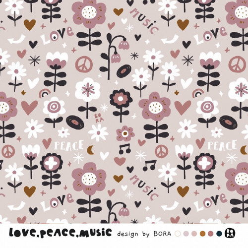 Úplet Music Love Peace — foto 2