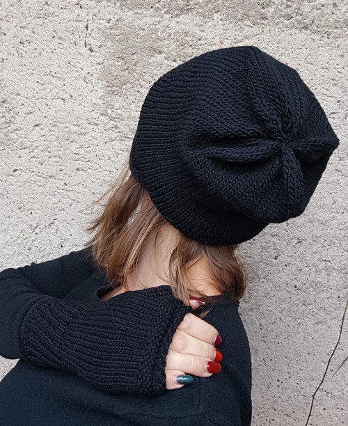 Dámská souprava ČERNÁ 100% merino — foto 2