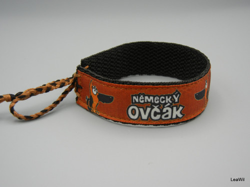 Náramek 2cm německý ovčák — foto 2