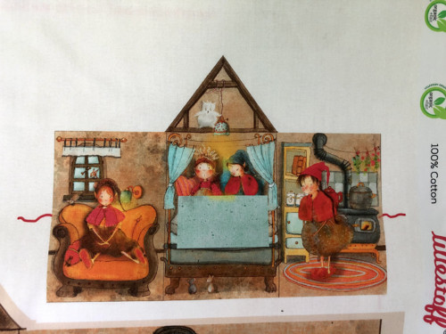 Elfí domeček (Elfenhäuschen), popelín, panel — foto 3