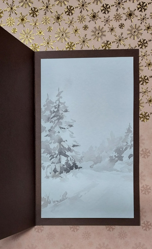 Vánoční 3D přáníčko - Lesní Vánoce — foto 3