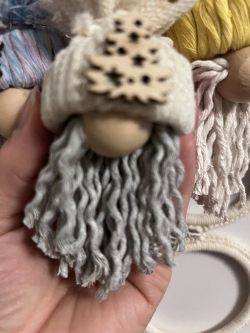 Macrame vánoční skřítek — foto 5