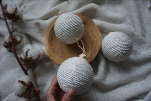 Macramé baňky Natural - set — foto 3