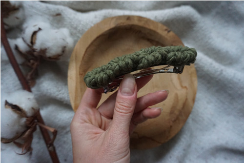 Macramé spona Khaki — foto 2