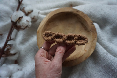 Macramé spona Caramel — foto 3