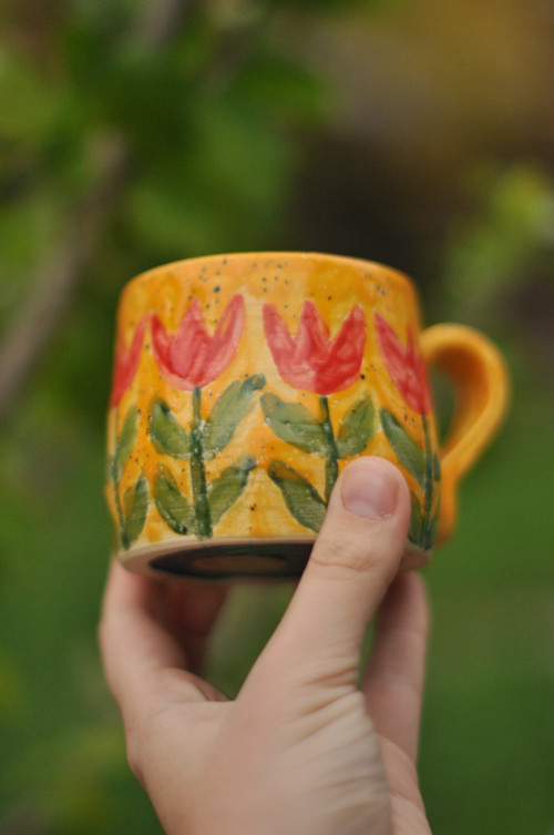 Set dvou tulipánových hrnečků — foto 2