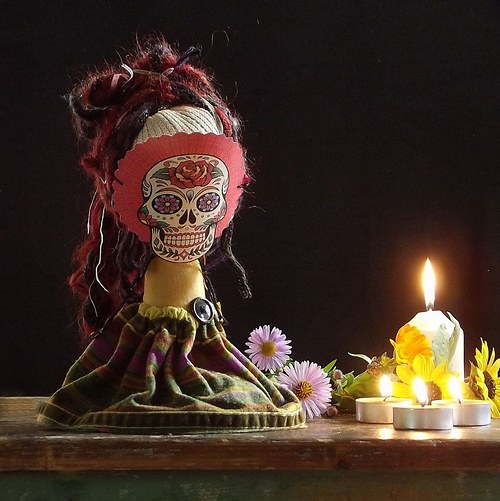 Fuseklačka © s maskou...DIA DE LOS MUERTOS — foto 2