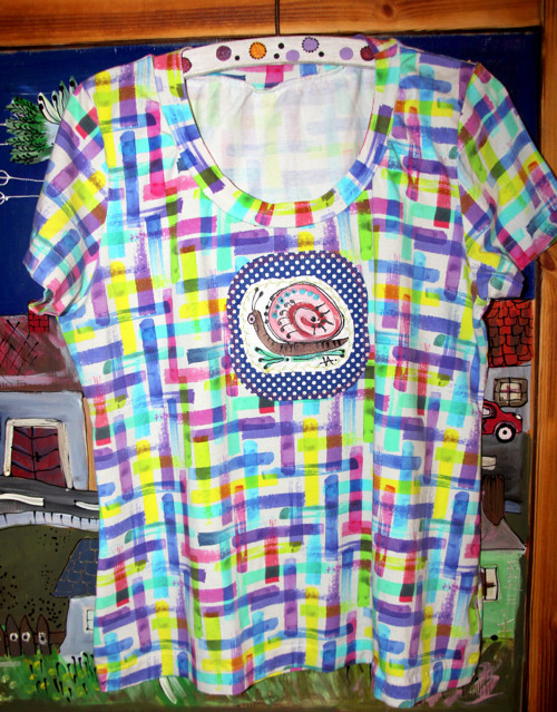 Malované tricko recy vel.L/XL — foto 4