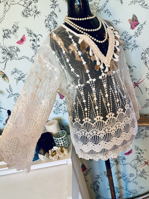Halenka boho krajka — foto 3