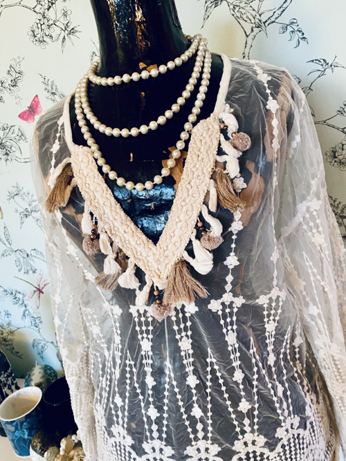 Halenka boho krajka — foto 2