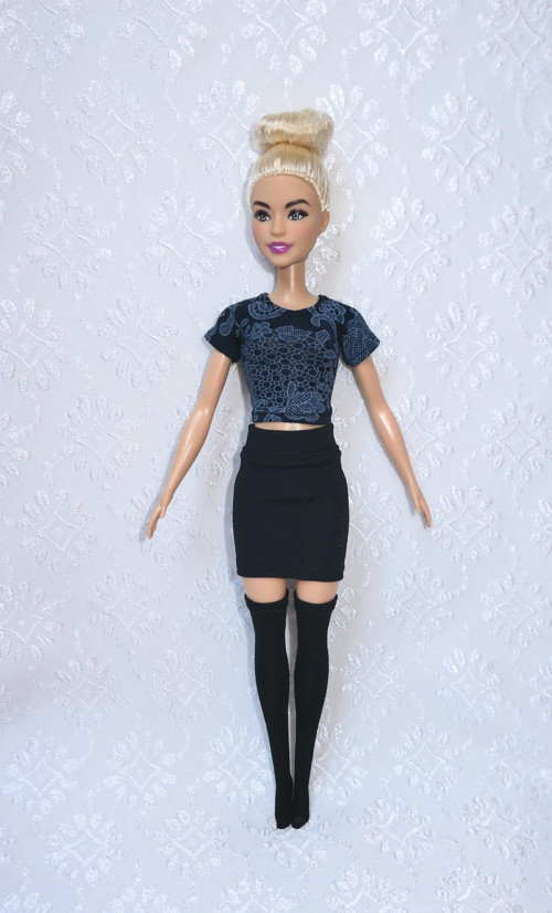 Nadkolenky pro Barbie - bavlněné — foto 2