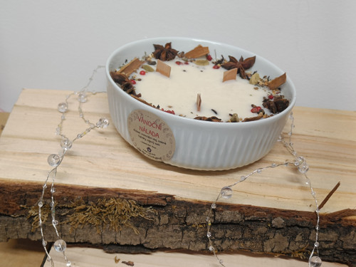 Svíčka Vánoční nálada - 310g — foto 2