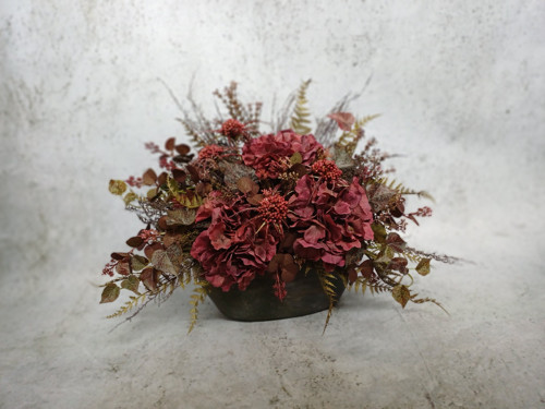 Mísa s hortenziemi — foto 3