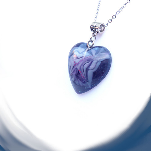 Dark marble heart /25196/ — foto 3