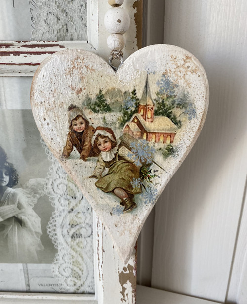 Vánoční nostalgické srdíčko — foto 4