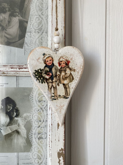 Vánoční nostalgické srdíčko — foto 6