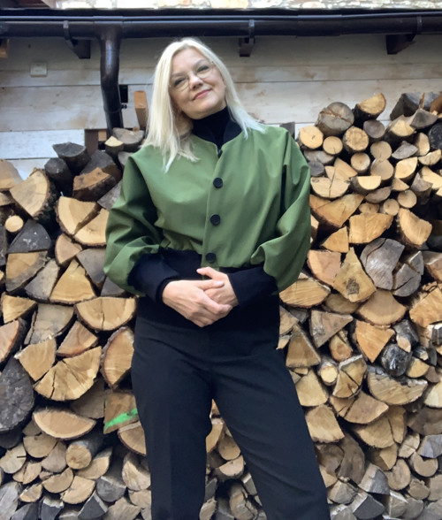 Bundička softshellová zelená — foto 2