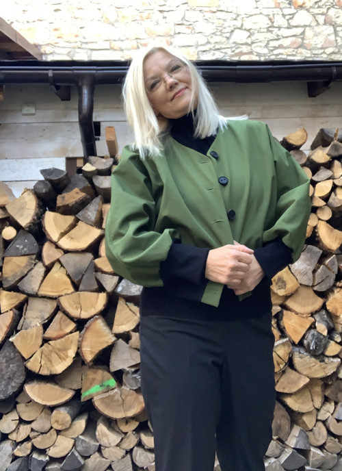Bundička softshellová zelená — foto 3