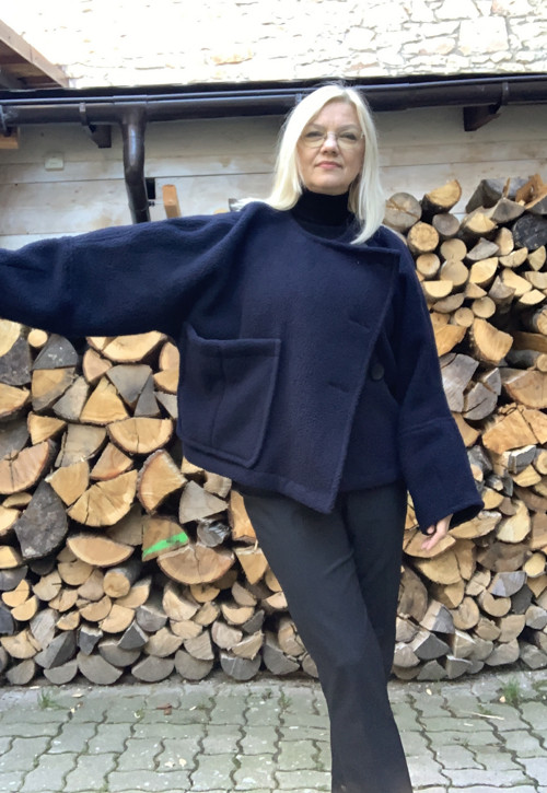 Bundička tmavomodrá z buklé — foto 5