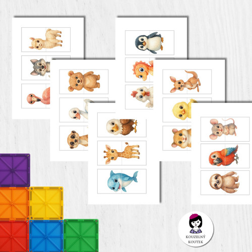 Magnetické puzzle | Zvířata | PDF — foto 2