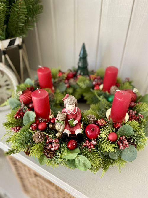 Adventní věnec holčičkou — foto 6