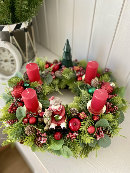 Adventní věnec holčičkou — foto 4