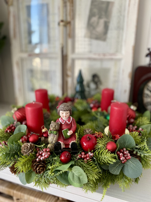 Adventní věnec holčičkou — foto 5
