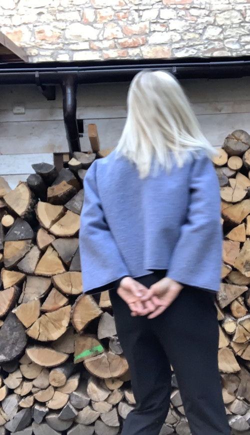 Bundička neoprenová blankytně modrá — foto 3