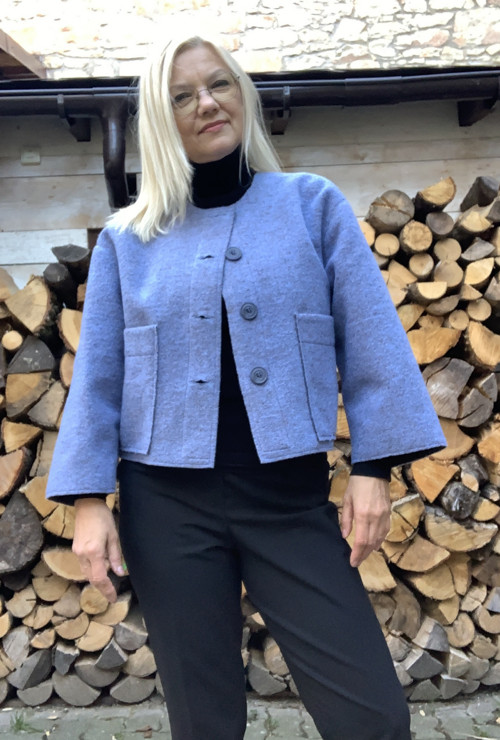 Bundička neoprenová blankytně modrá — foto 5