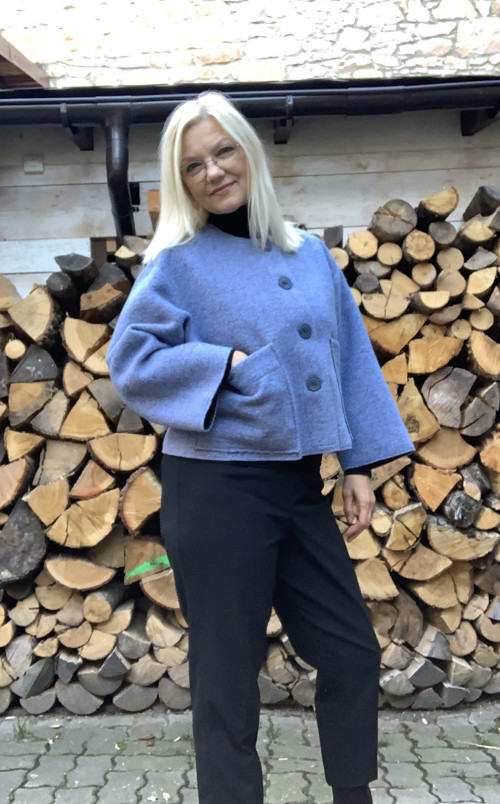 Bundička neoprenová blankytně modrá — foto 2