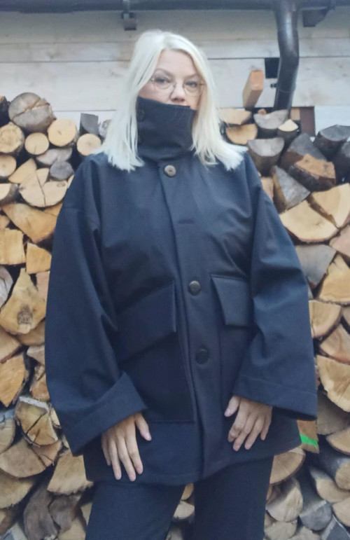 Bunda černá softshellová — foto 2