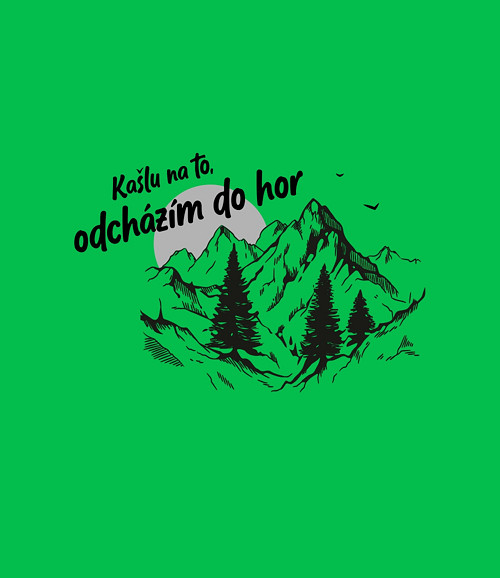 Odcházím do hor | pánské tričko — foto 5